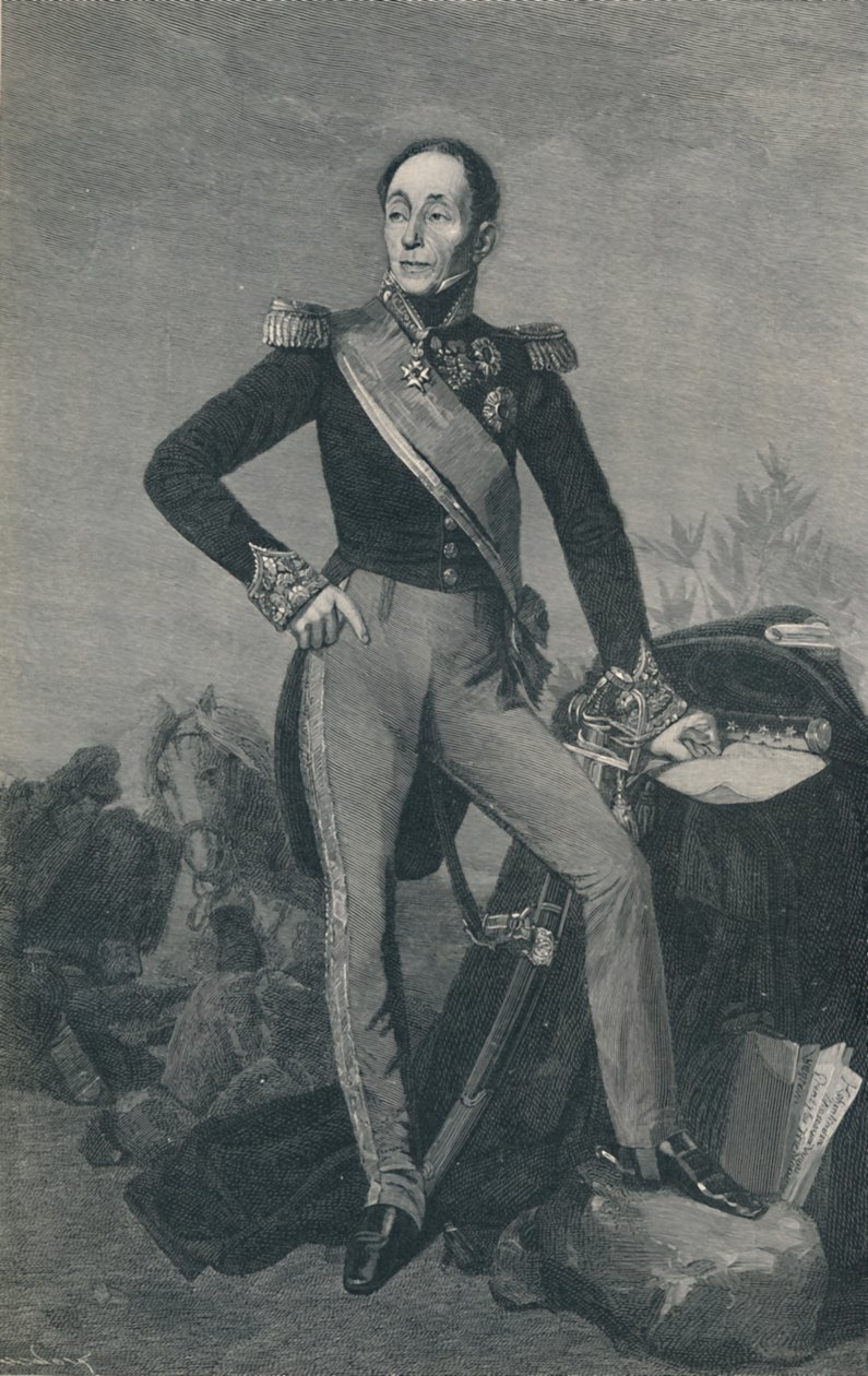 Emmanuel marsall, De Grouchy márki, 1834, 1896 alkotó: Henry Wolf