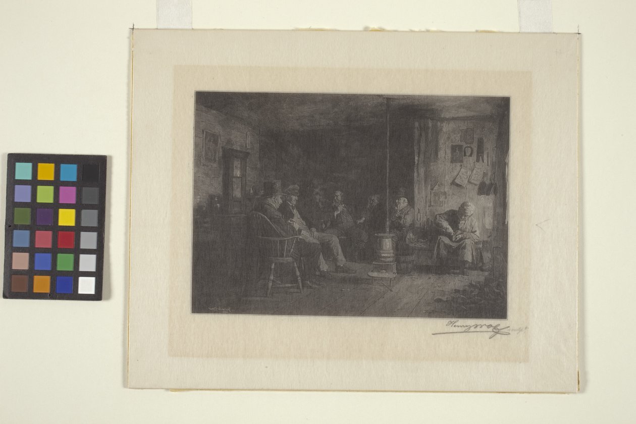 Nantucket Filozófiai Iskola (tinta) alkotó: Henry Wolf