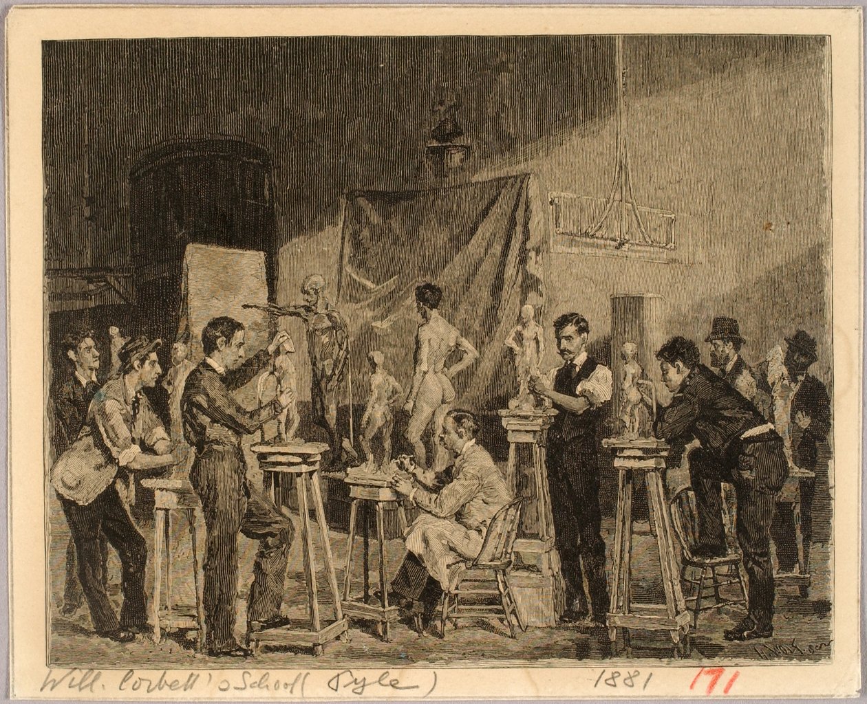 William Corbett iskolája alkotó: Henry Wolf
