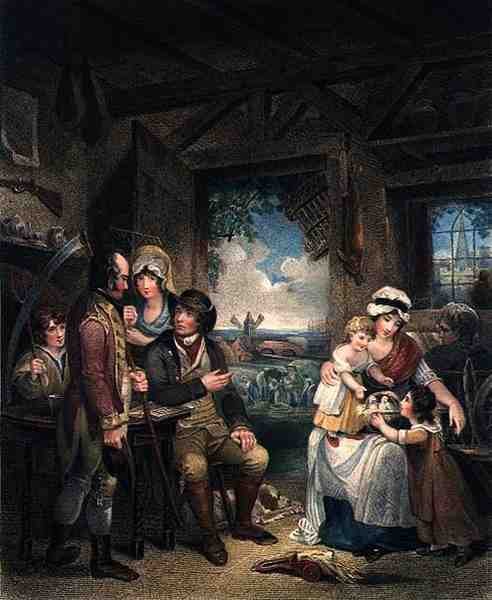 Béke, vésette John Whessell (kb.1760-1823), kocsma. szerző: T. Simpson és Darling & Thompson, 1798 (stipple-metszet) (125538 pár) alkotó: Henry (after) Singleton