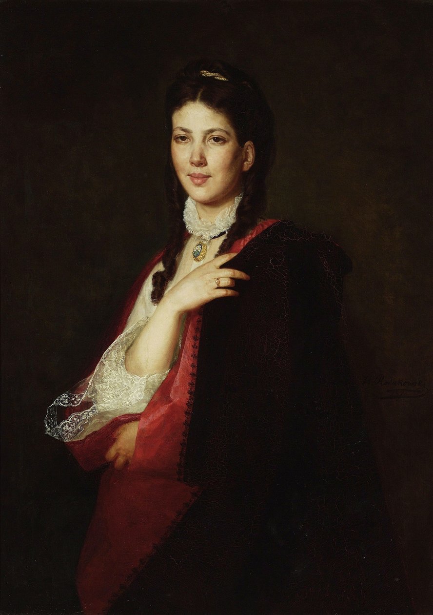 Leonia Blühdorn portréja alkotó: Henryk Rodakowski