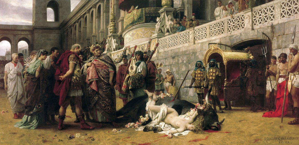 Christian Dirce-nek, 1897. alkotó: Henryk Siemiradzki