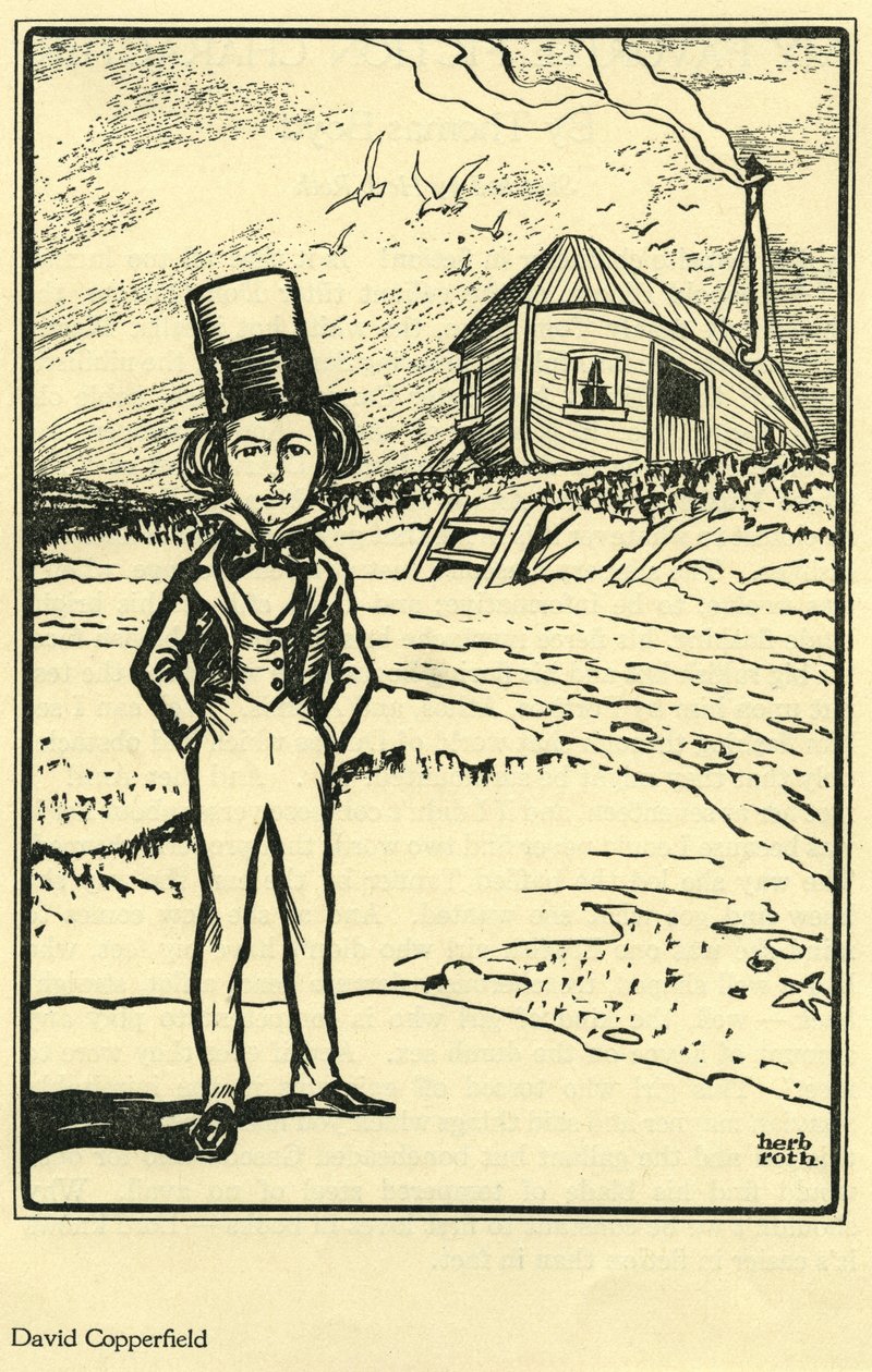 David Copperfield, a My Favorite Fiction Character (Thomas Boyd, The Bookman) című könyvből. alkotó: Herb Roth
