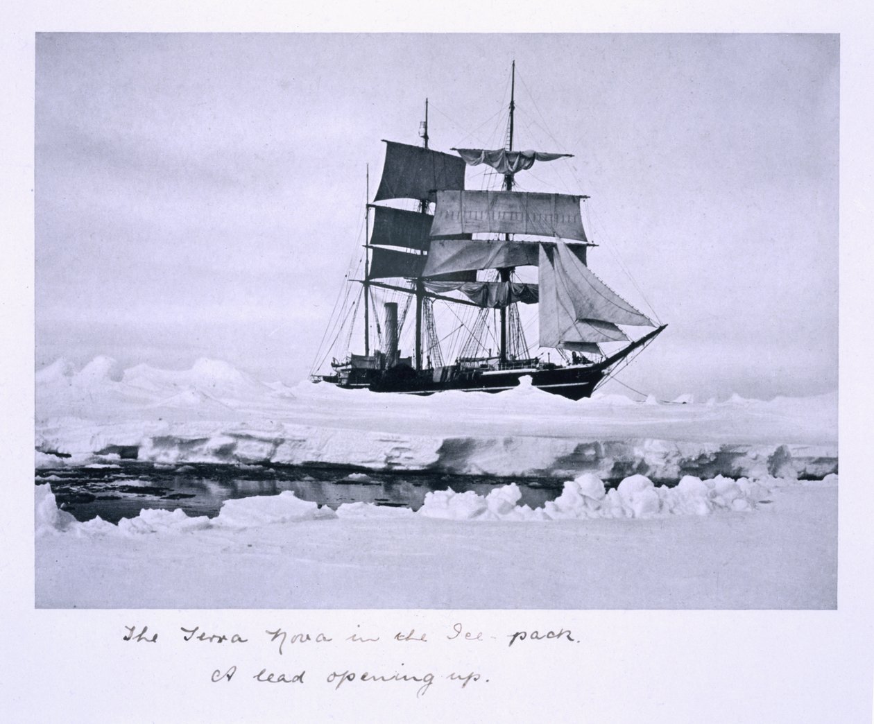 „Terra Nova” a jégkrémben. Megnyílik a vezető, a „Scott utolsó expedíciójából” alkotó: Herbert Ponting