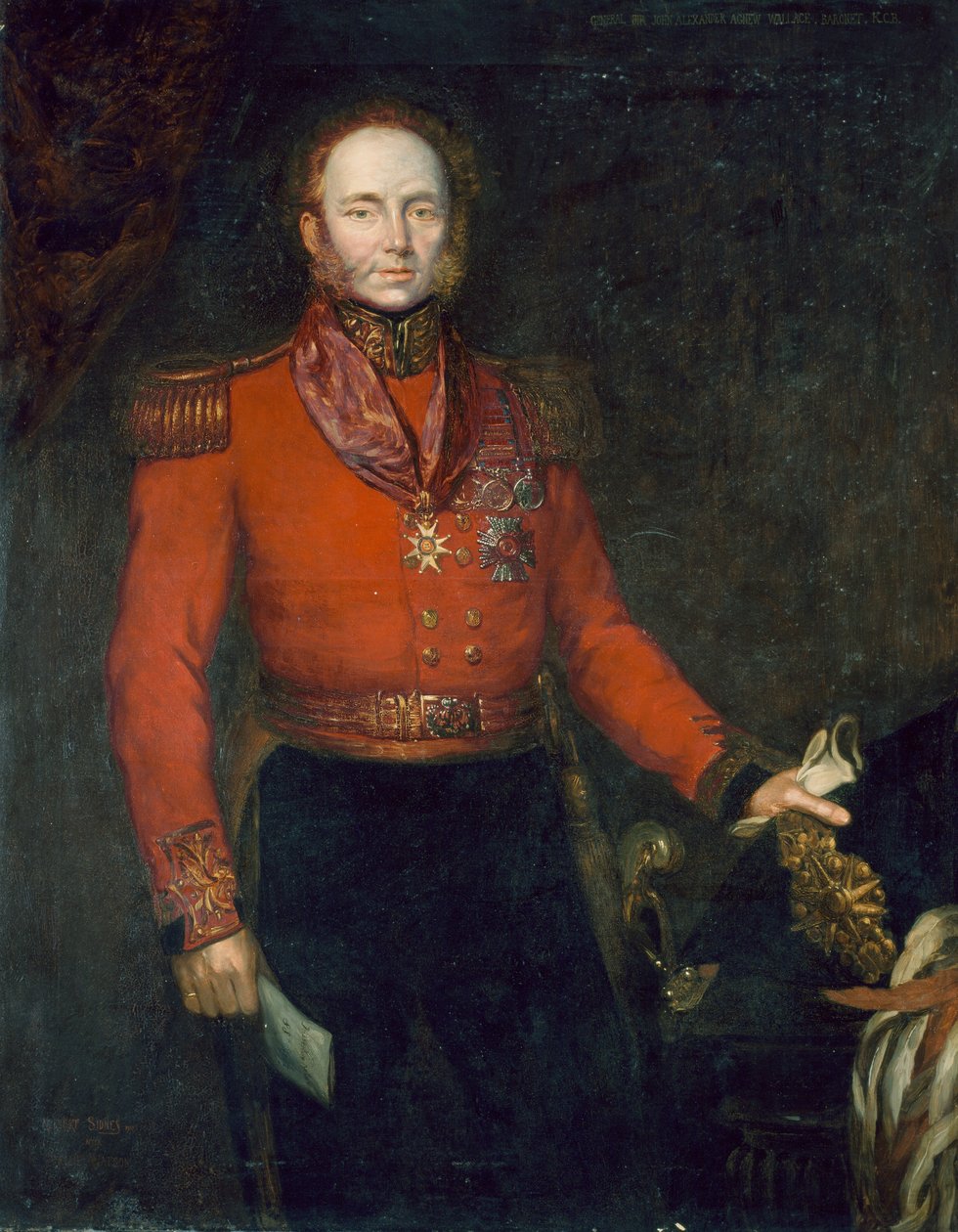John Alexander Dunlop vezérőrnagy Agnew Wallace (kb.1775-1857) 1835 alkotó: Herbert Sidney