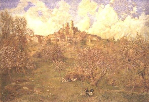 Egy régi kastély Varban, Franciaországban alkotó: Herbert Alexander