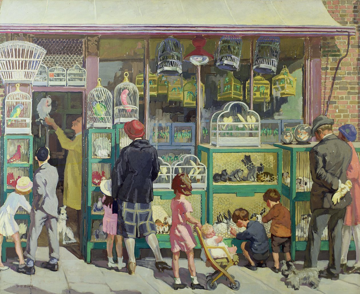 Az állatkereskedés alkotó: Herbert Ashwin Budd