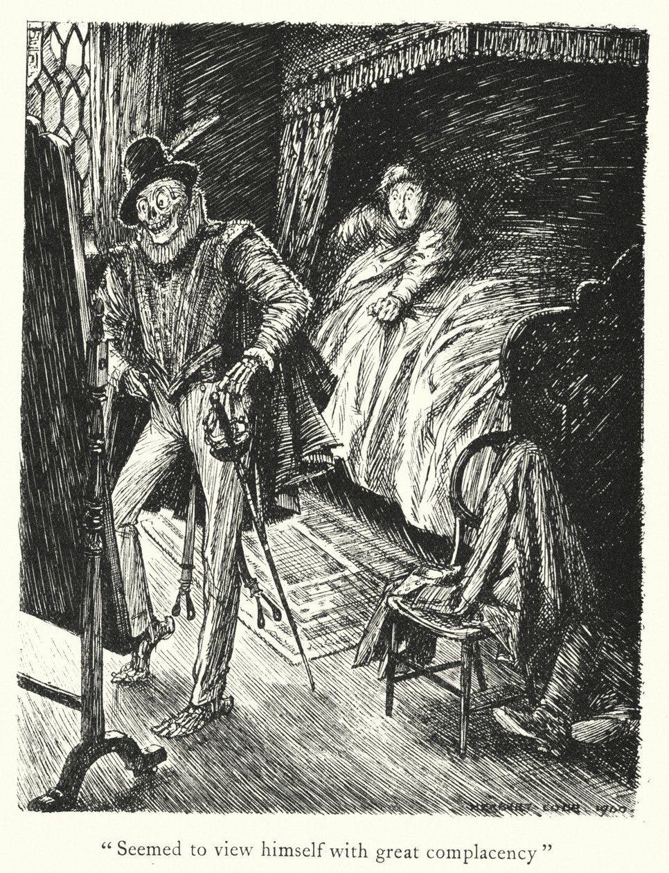 Ingoldsby legendák: Tappington kísértete (litográfia) alkotó: Herbert Cole