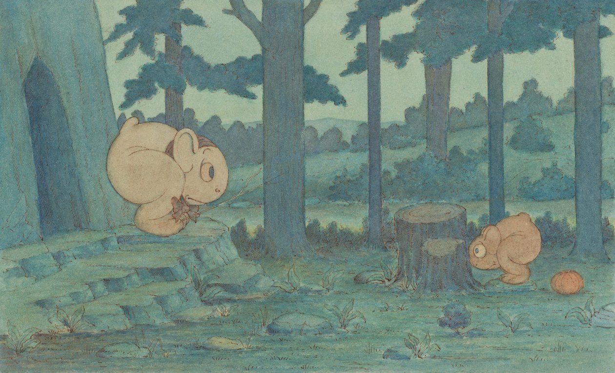 Wiggle Sok baba bujkál a mama elől, 1910 körül alkotó: Herbert E. Crowley