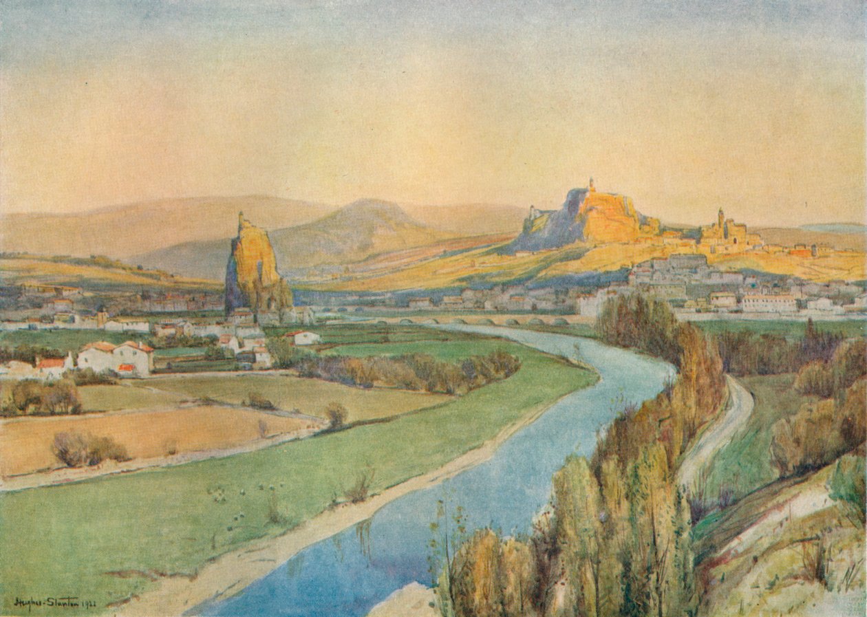 "Le Puy, Franciaország", 1922 alkotó: Herbert Edwin Pelham Hughes Stanton