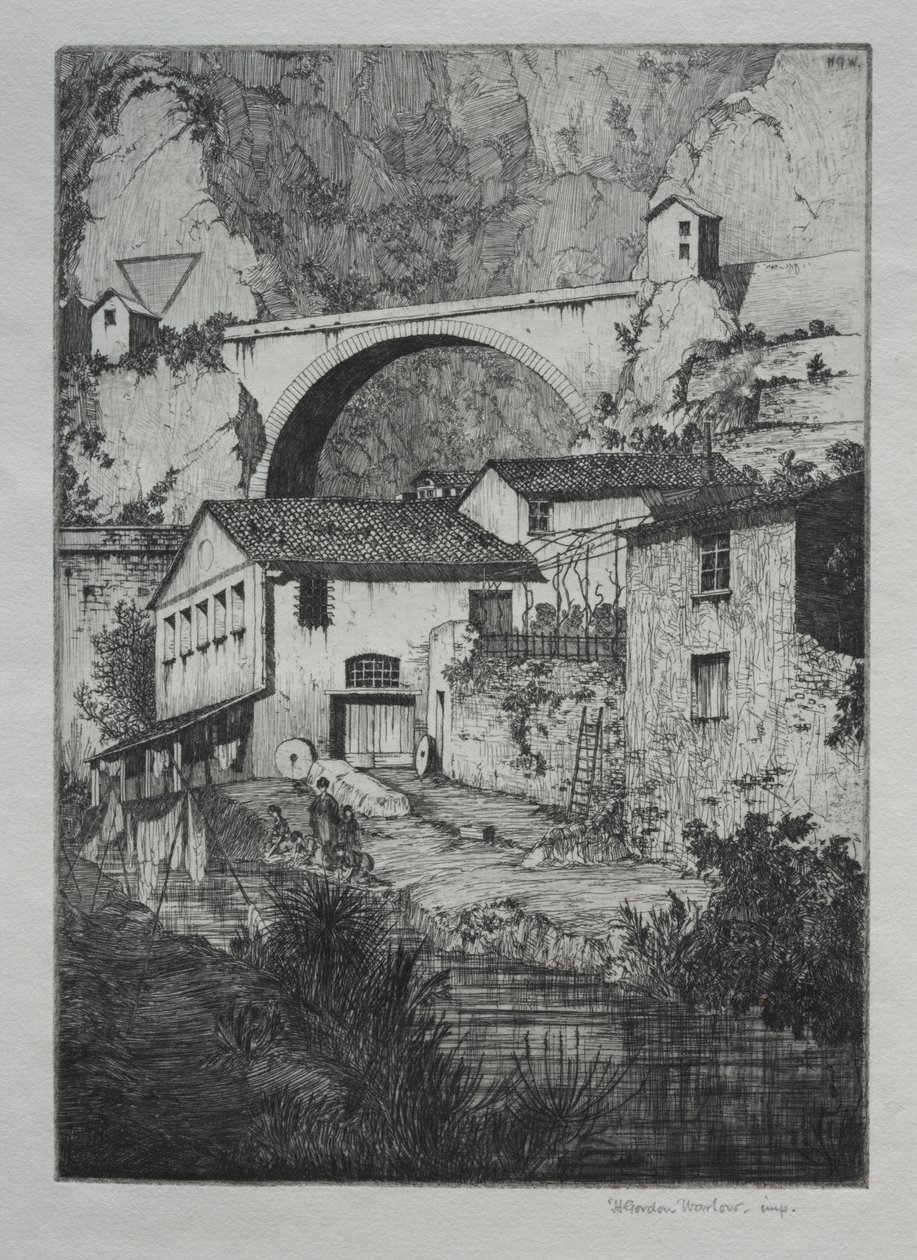 Pont St. Louis, Manton alkotó: Herbert Gordon Warlow