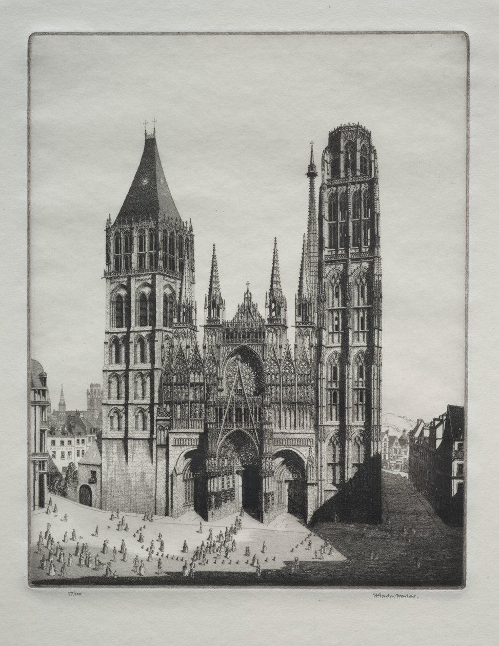 Rouen-i katedrális alkotó: Herbert Gordon Warlow