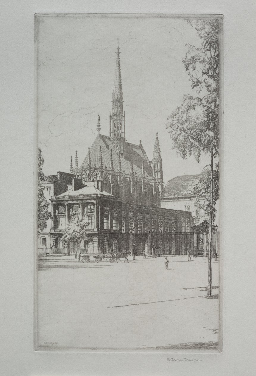St. Chapelle, Párizs alkotó: Herbert Gordon Warlow