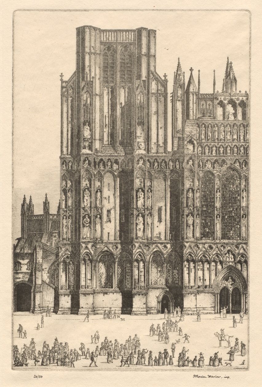 Wells-i székesegyház alkotó: Herbert Gordon Warlow