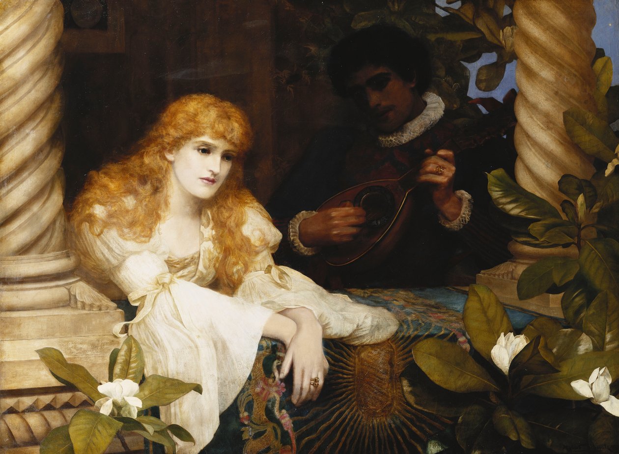 A szerelem ébredése – „Más szavai megzenésítve / Segítsünk az igaz szerelemnek a szerelemben” alkotó: Herbert Gustave Schmalz