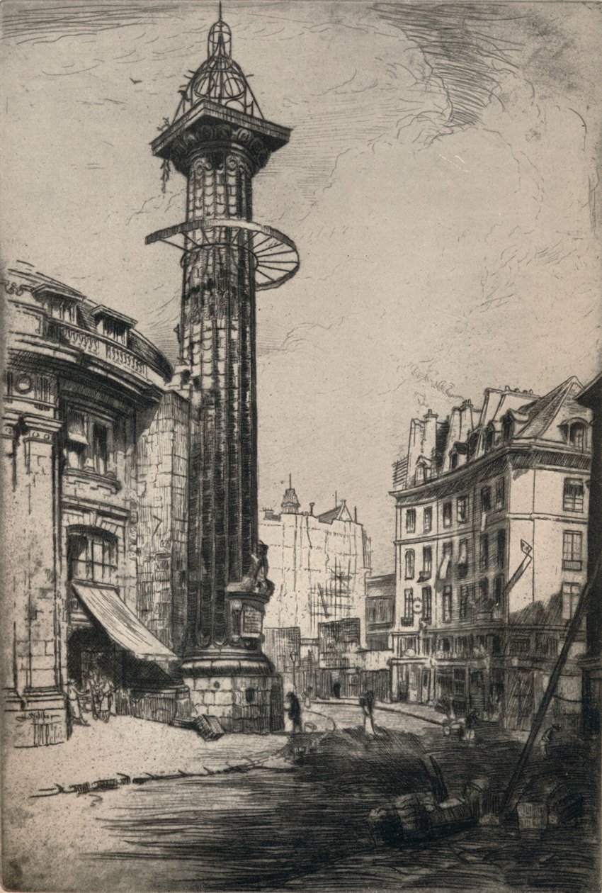 "Catherine de Medici asztrológiai oszlopa", 1915 alkotó: Herbert Hillier