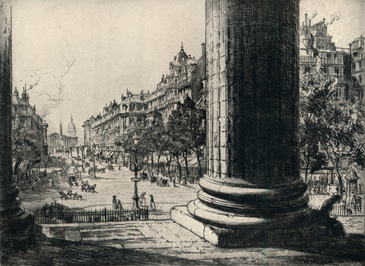 „Kilátás a Madeleine-ről”, 1915 alkotó: Herbert Hillier