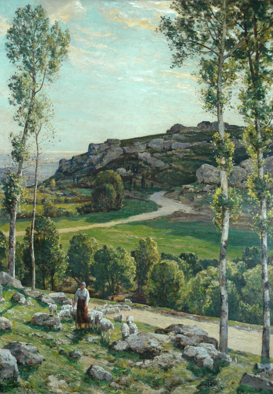 Provence-i út, 1904 alkotó: Herbert Hughes Stanton