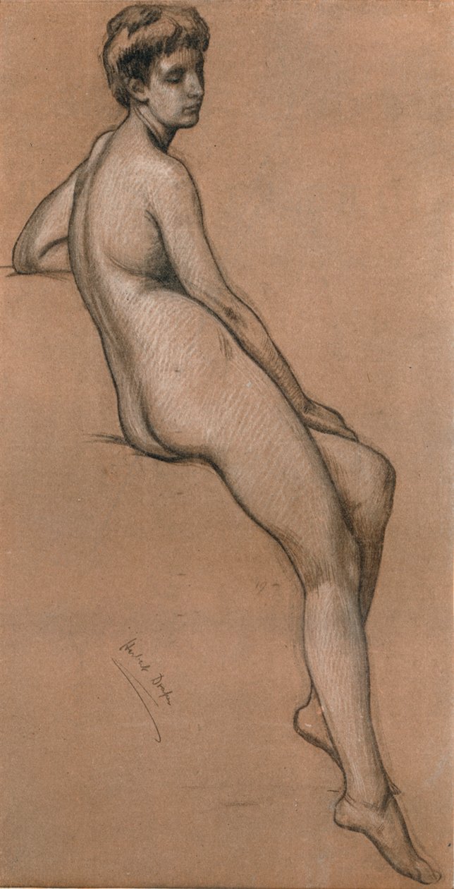 Herbert Draper Study of Line, c1903 alkotó: Herbert James Draper