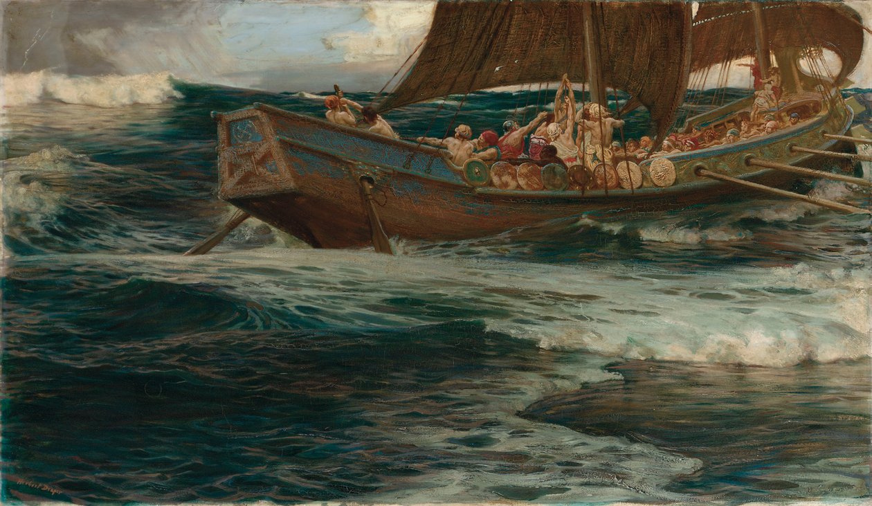 A tengeri isten haragja alkotó: Herbert James Draper