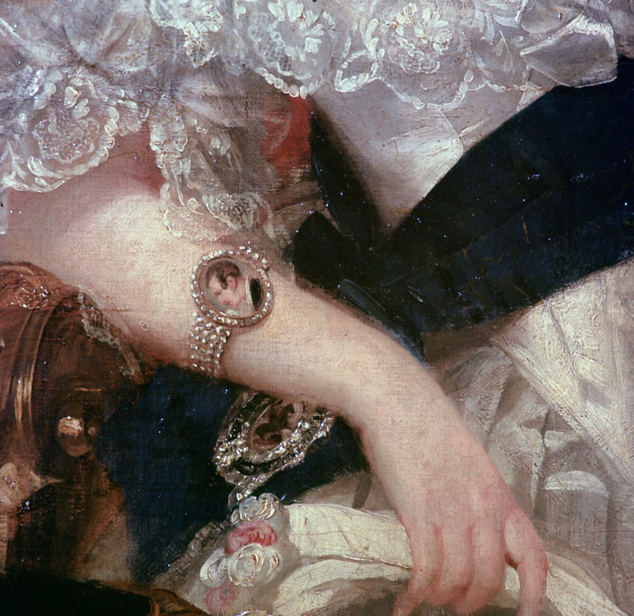 Részlet Viktória királynő portréjából, 1841 alkotó: Herbert Luther Smith