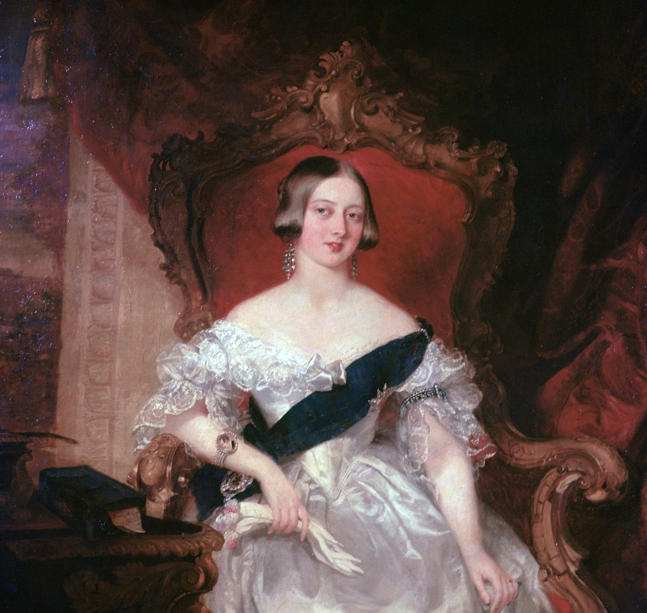 Viktória királynő portréja, 1841 alkotó: Herbert Luther Smith