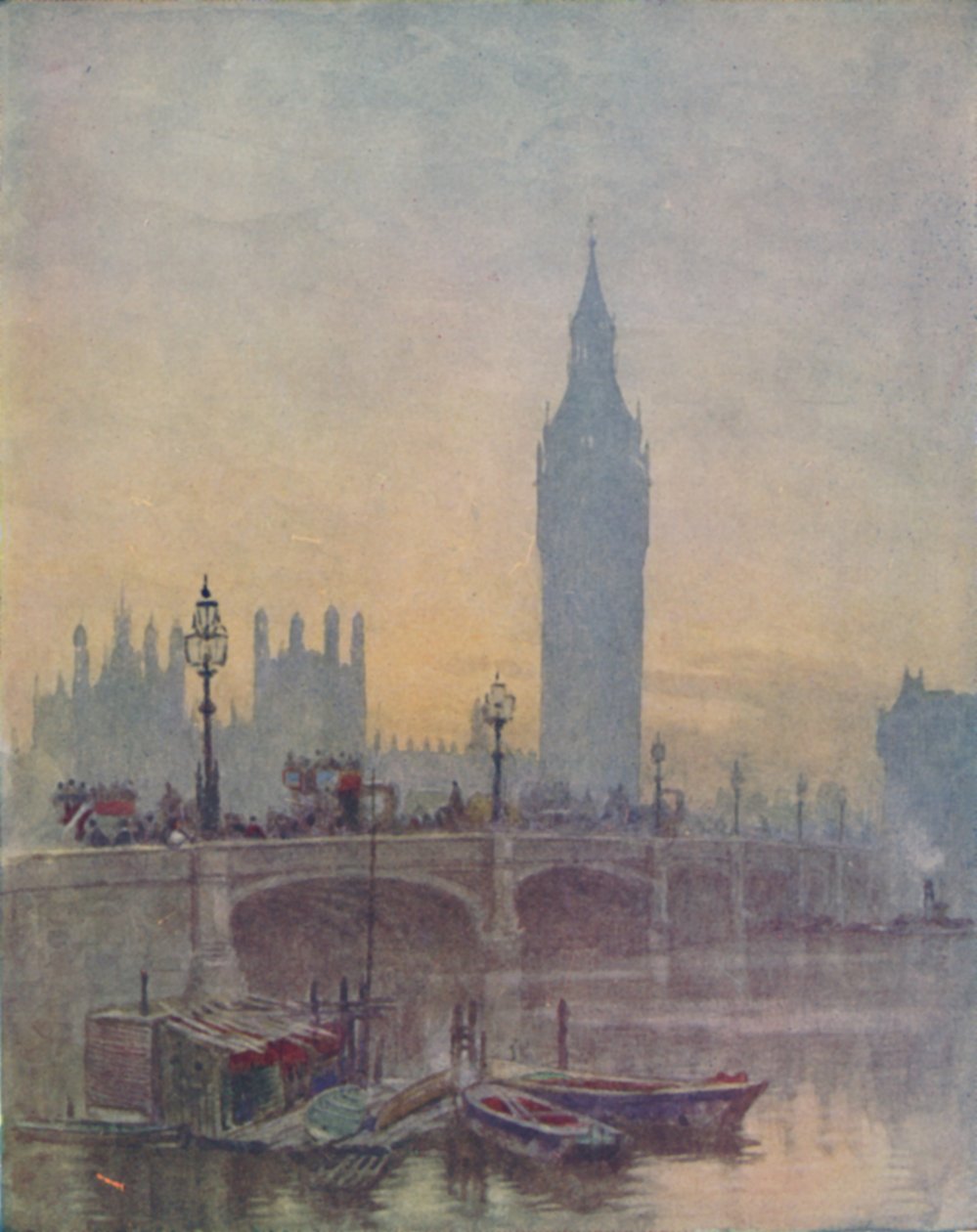 A Parlament háza, London, 1910 alkotó: Herbert Menzies Marshall