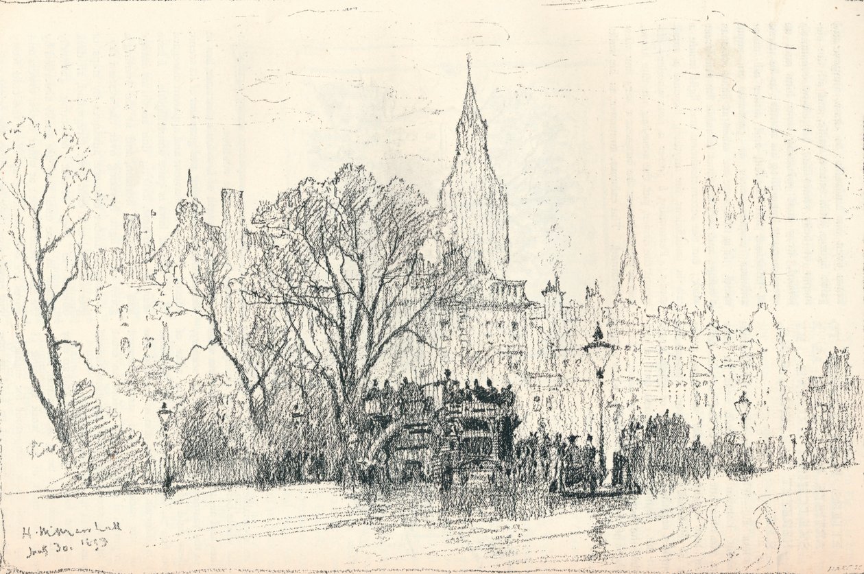 Whitehall, 1893 alkotó: Herbert Menzies Marshall
