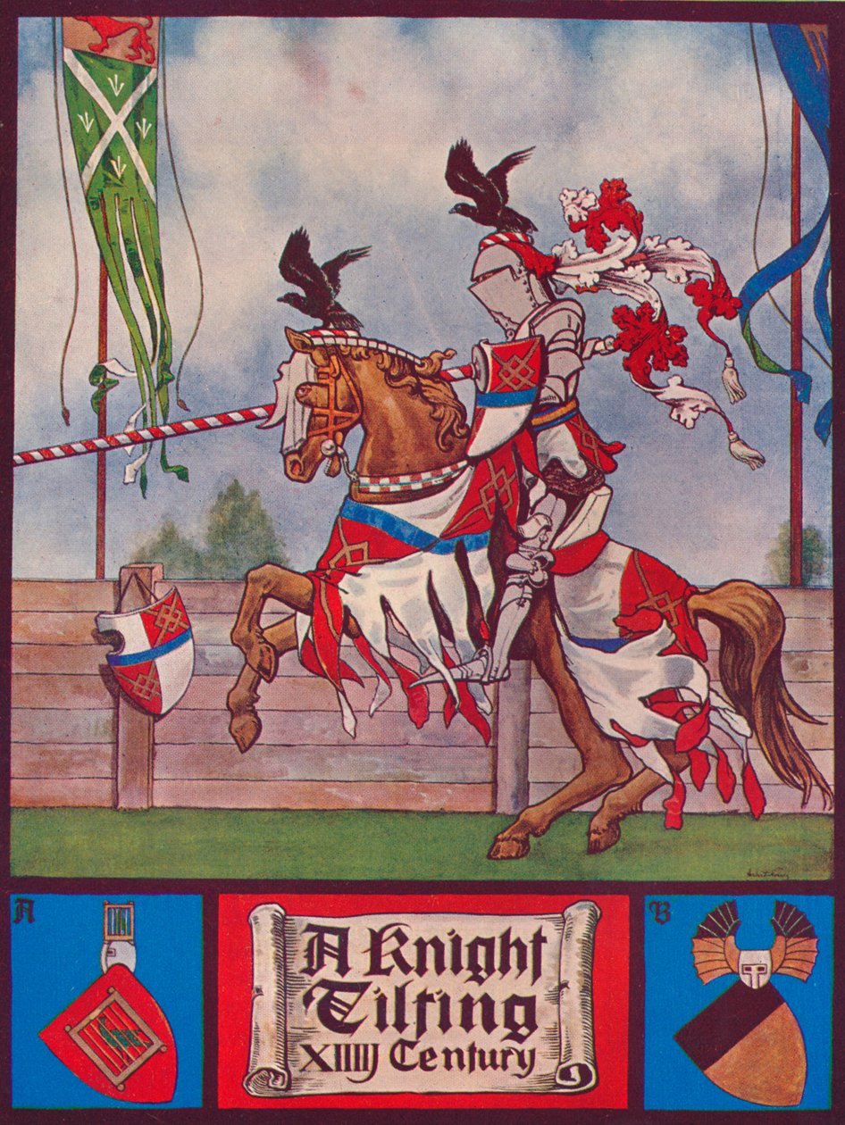 A Knight Tilting, c1926 alkotó: Herbert Norris