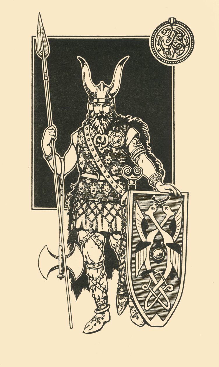 A Varangi Gárda skandinávja, 1924. alkotó: Herbert Norris