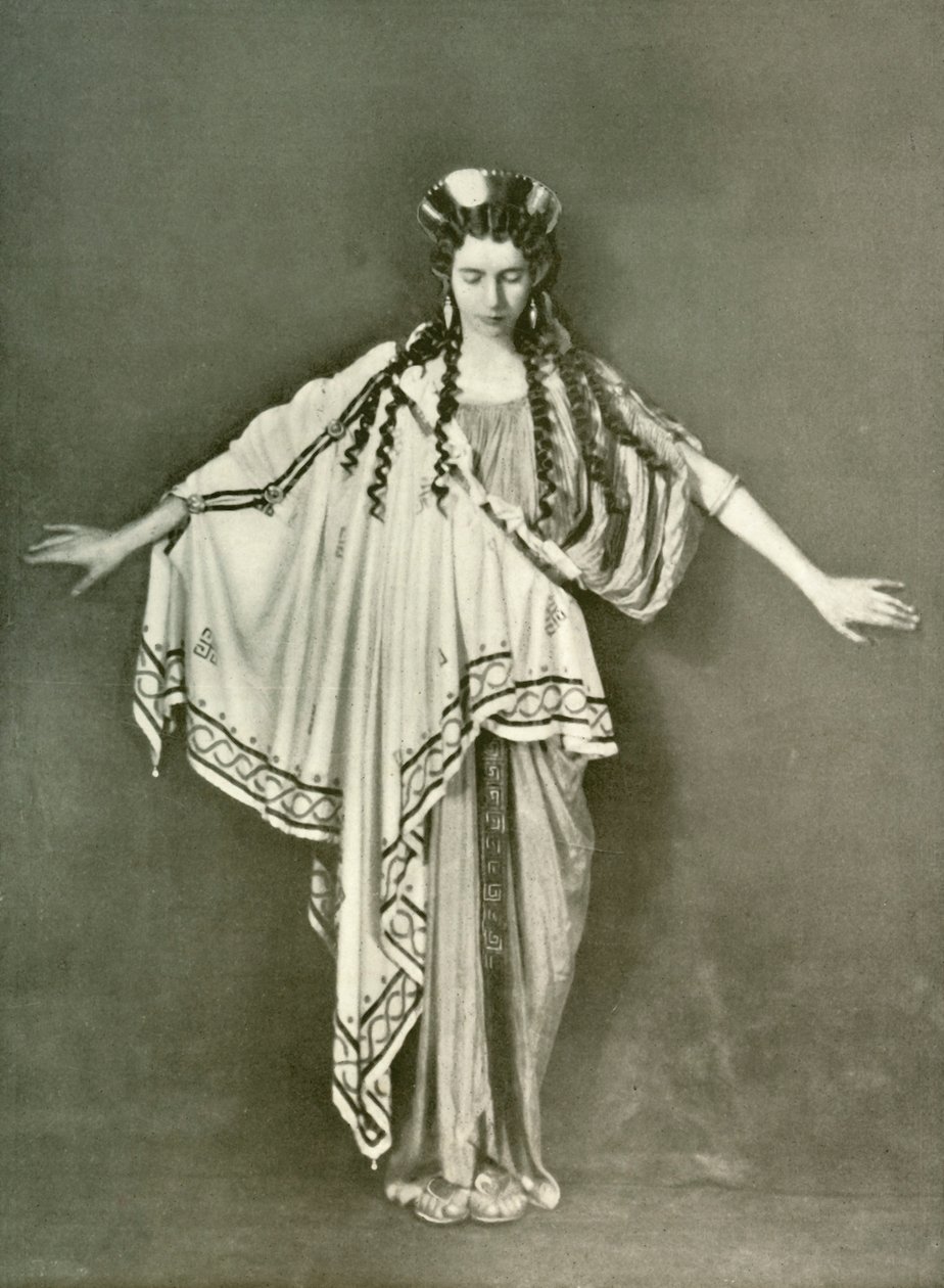 Egy athéni divatos nő Kr. e. 600-468, 1924. alkotó: Herbert Norris