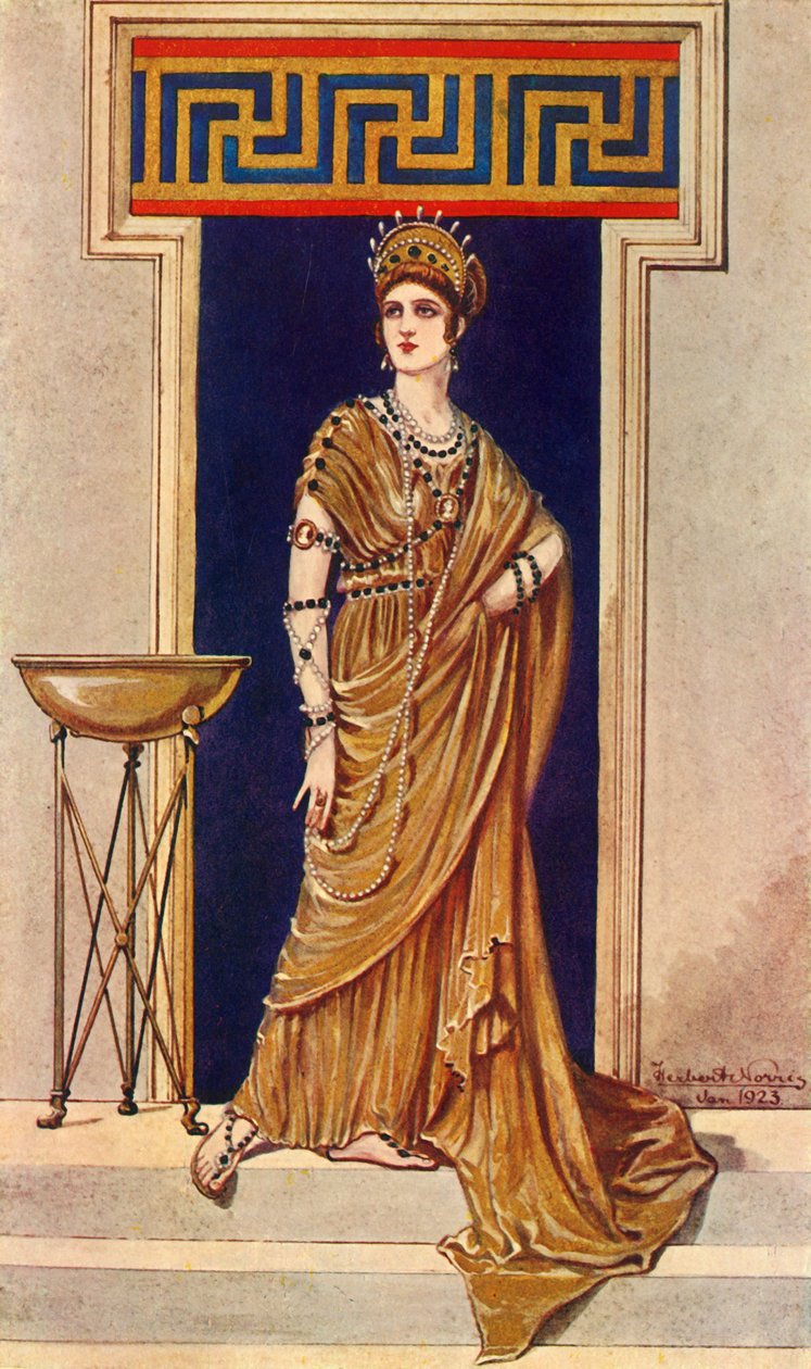 A második és harmadik század császárnője, i.sz., 1924. alkotó: Herbert Norris