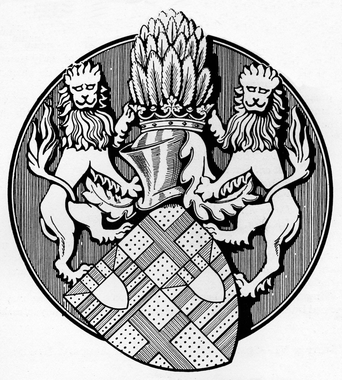 Edmund de Mortimer gróf pecsétjéből, 1400, 1926 alkotó: Herbert Norris