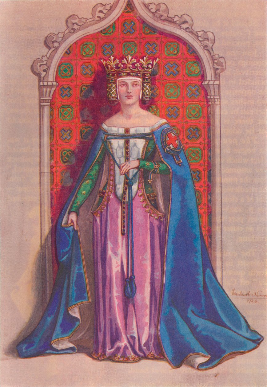 Fülöp királyné 1350, 1926 alkotó: Herbert Norris