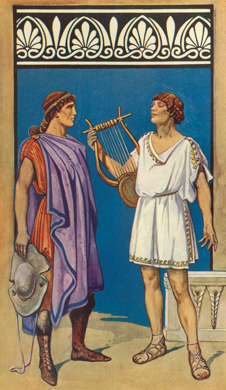 A ráncos Chiton és a Chlamys balra, A Chiton jobbra, 1924. alkotó: Herbert Norris