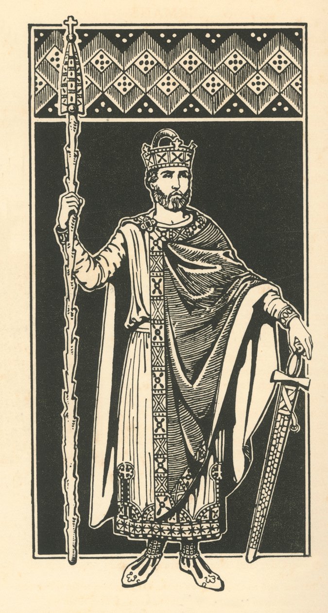 Henrik császár, A szent 1002-1024, 1924. alkotó: Herbert Norris