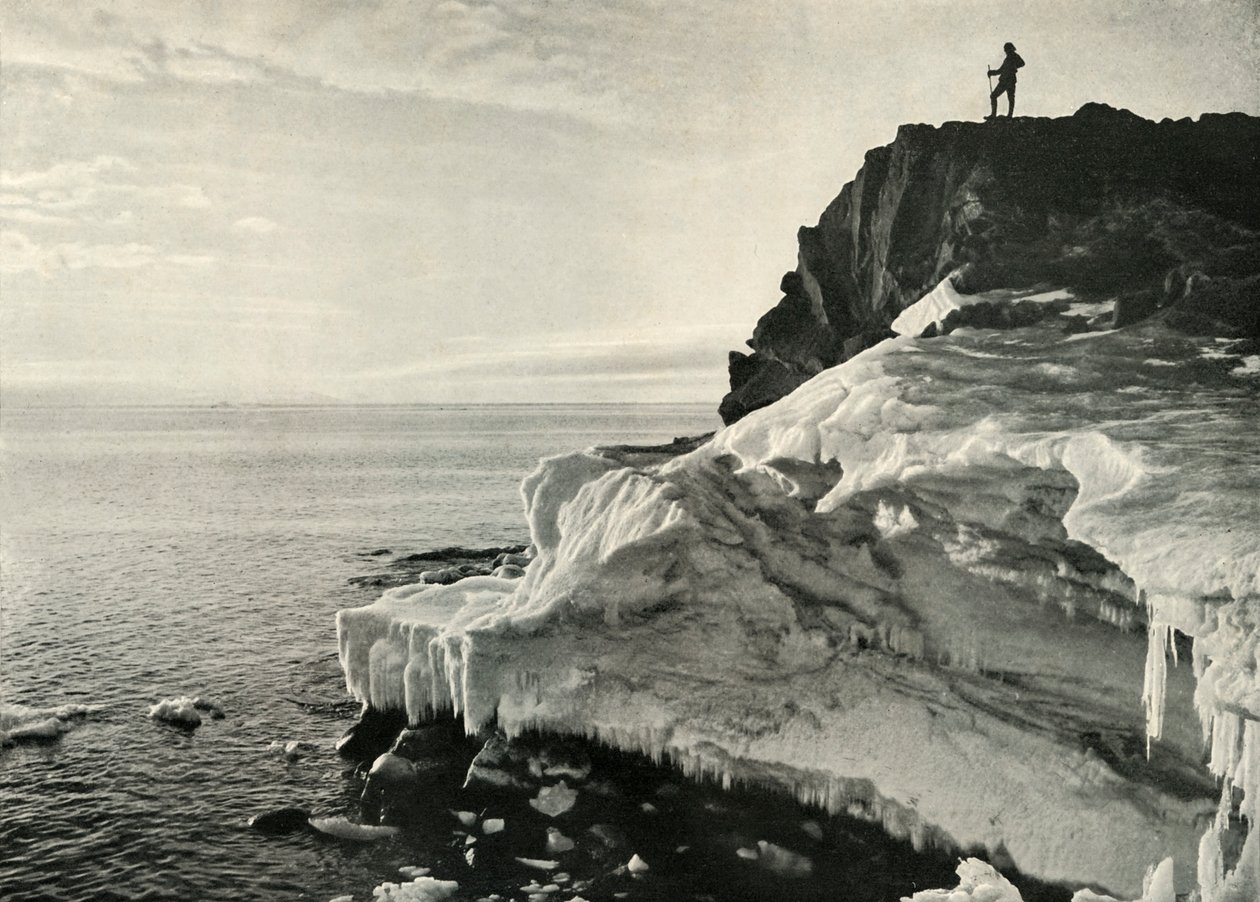 Cape Royds, Északra tekintve, c19101913, 1913 alkotó: Herbert Ponting