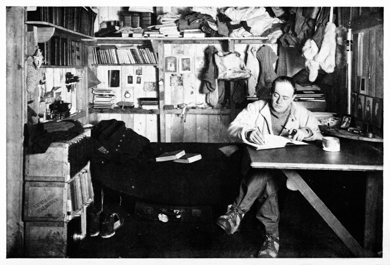 Scott kapitány a naplójában, 1911, 1928. alkotó: Herbert Ponting