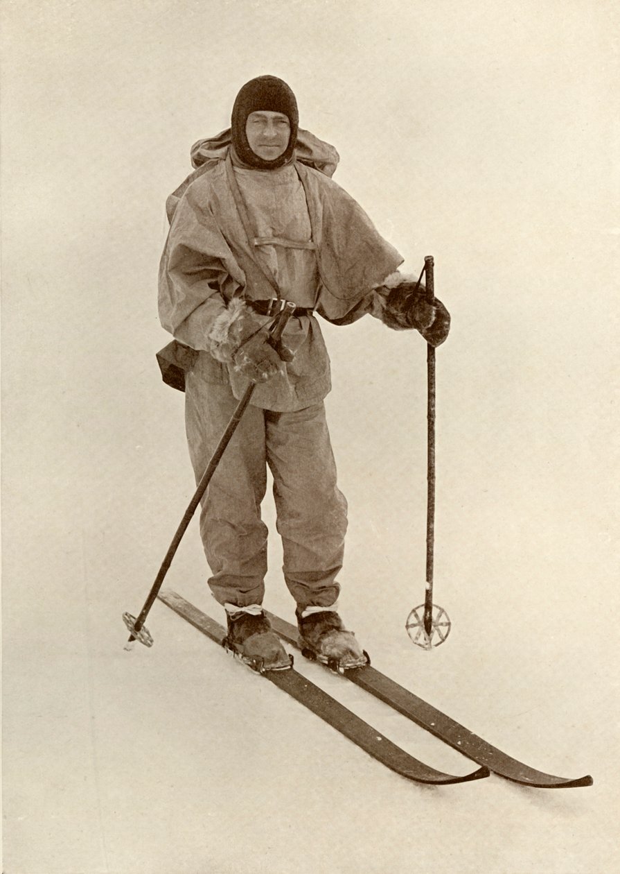 Scott kapitány a sípályán, c19101913, 1913 alkotó: Herbert Ponting