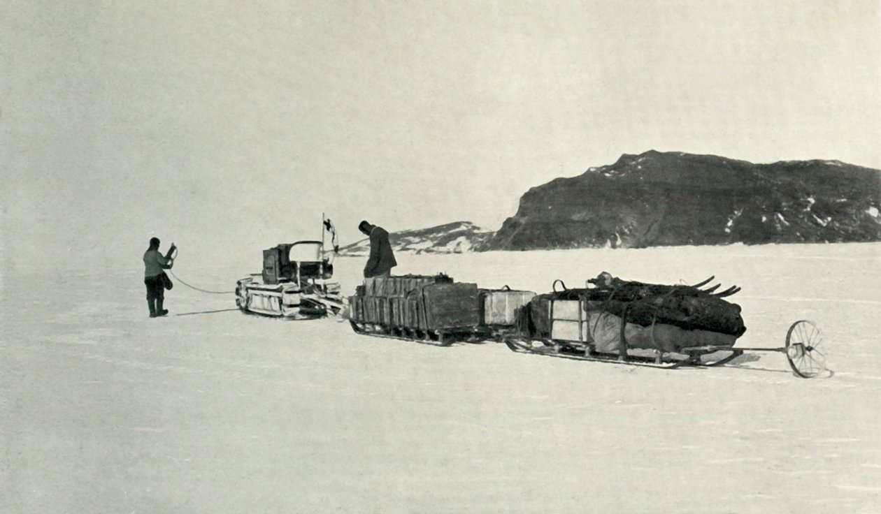 Days Motor Under Way, 1911. november, 1913 alkotó: Herbert Ponting