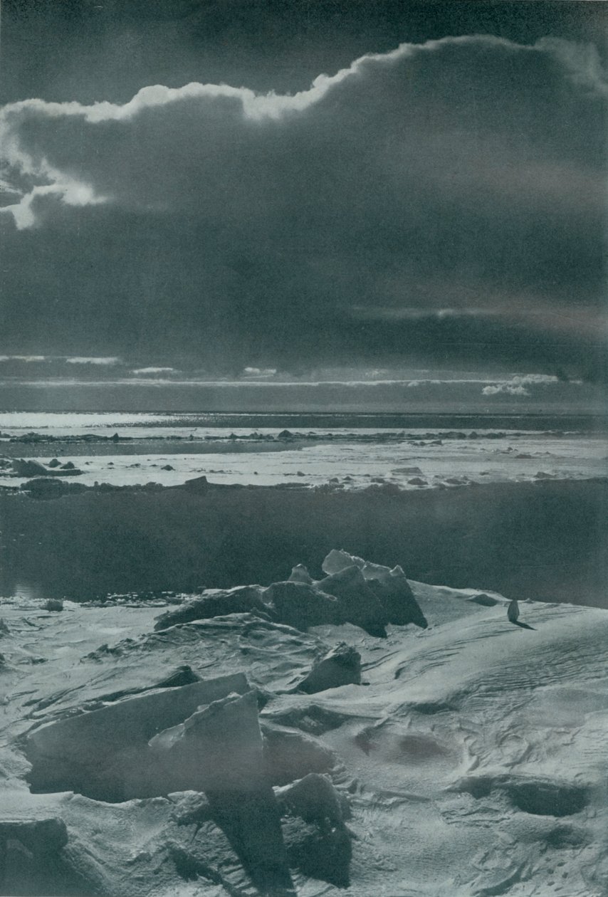 Esti jelenet a csomagban, c19101913, 1913 alkotó: Herbert Ponting