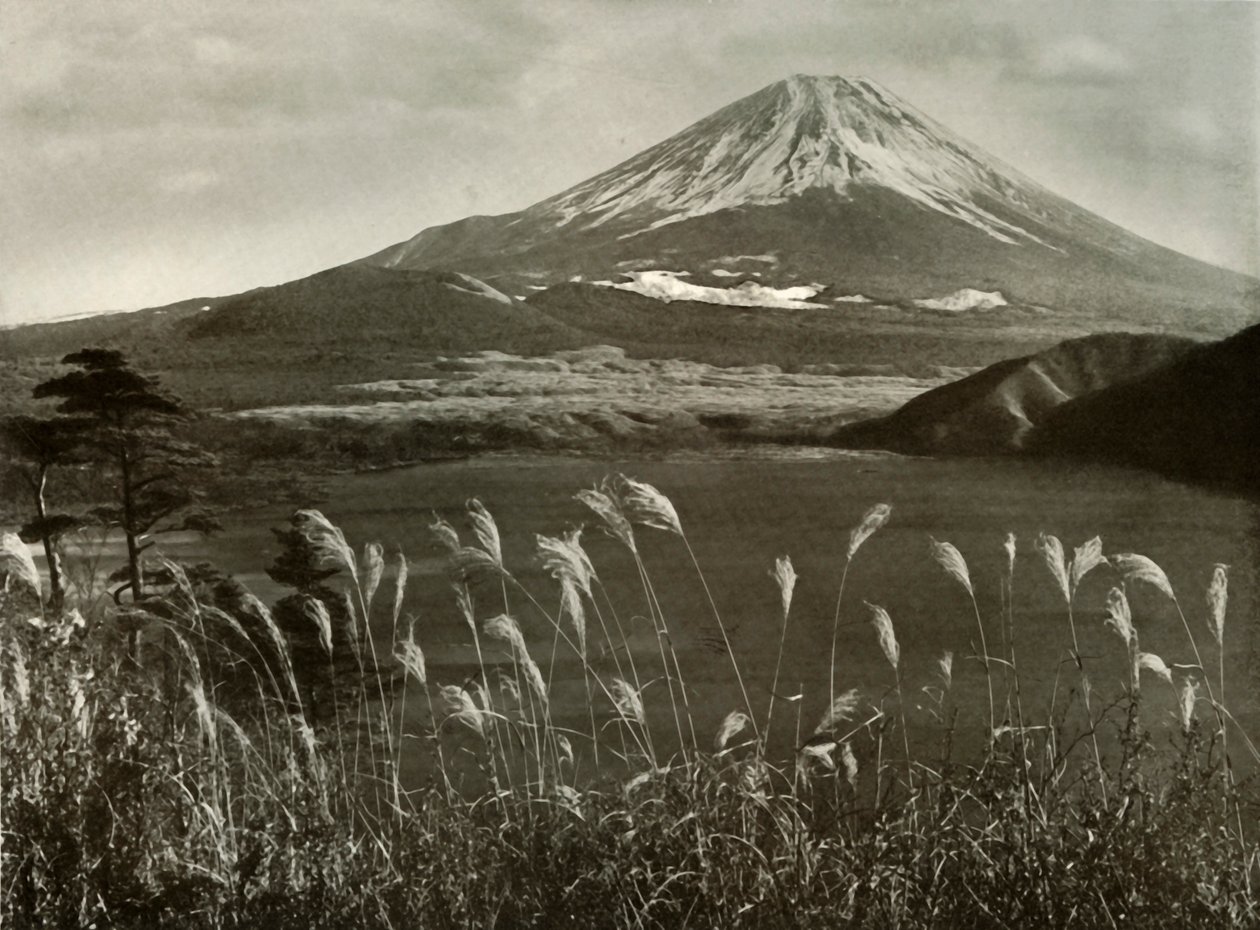 Fuji és a Kaia fű, 1910. alkotó: Herbert Ponting
