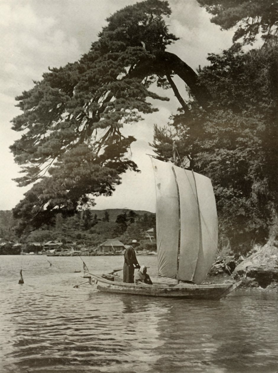 A Matsushima-öbölben, 1910. alkotó: Herbert Ponting