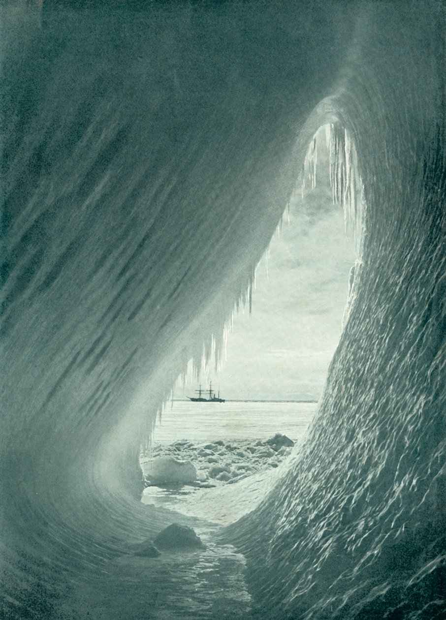 A Berg ív belülről, c19101913, 1913 alkotó: Herbert Ponting
