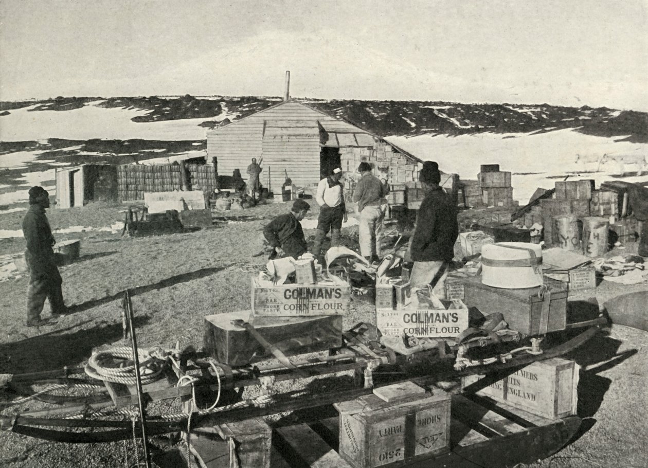 Az ügyek állapota egy héttel a partraszállás után, 1911, 1913 alkotó: Herbert Ponting