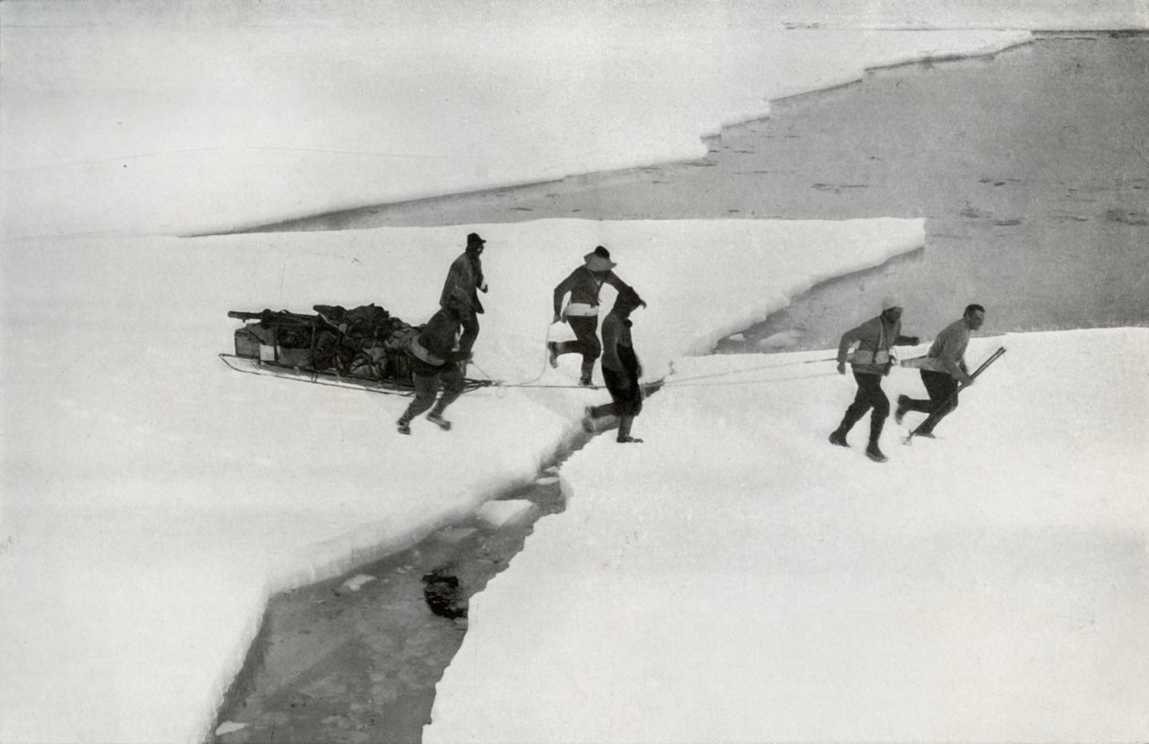 A Nyugati Párt megkönnyebbülése a Terra Nova által, 2012. február 18., 1913. alkotó: Herbert Ponting