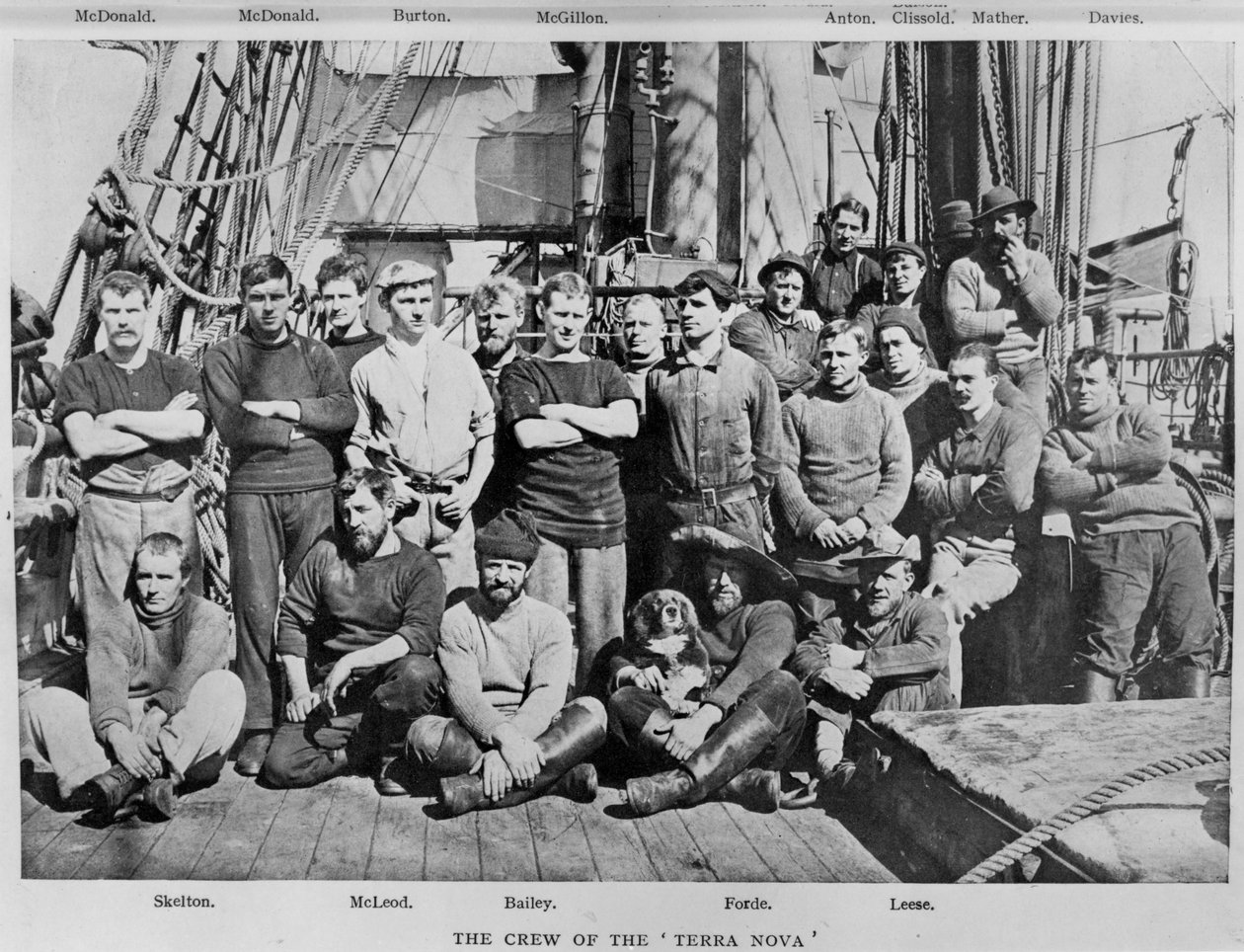 A Terra Nova legénysége, 1911 alkotó: Herbert Ponting