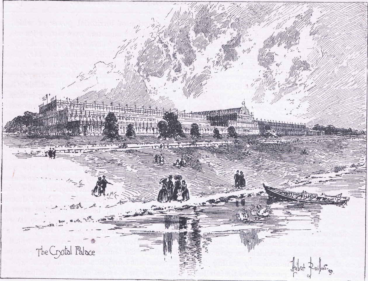 A Kristálypalota a londoni Hyde Parkban, i.sz. 1851 alkotó: Herbert Railton