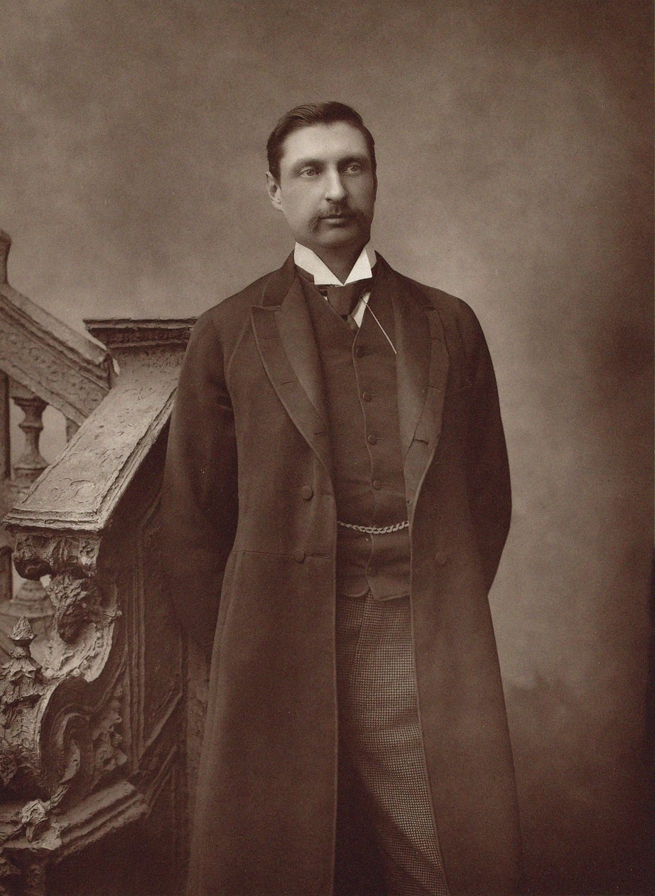 Sir Henry Rider Haggard író portréja 1856-1925. alkotó: Herbert Rose Barraud
