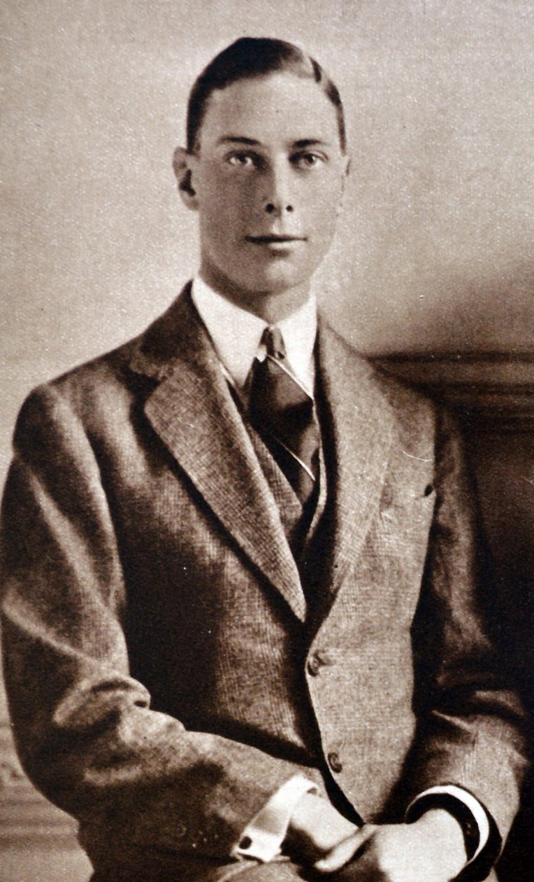 A nemrég eljegyzett Albert herceg és Lady Elizabeth Bowes-Lyon alkotó: Herbert Vandyk